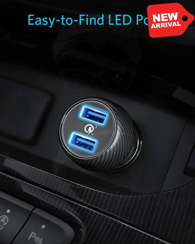 Anker PowerDrive Speed 2QC 39W Black Anker PowerDrive Speed 2QC 39W Black
